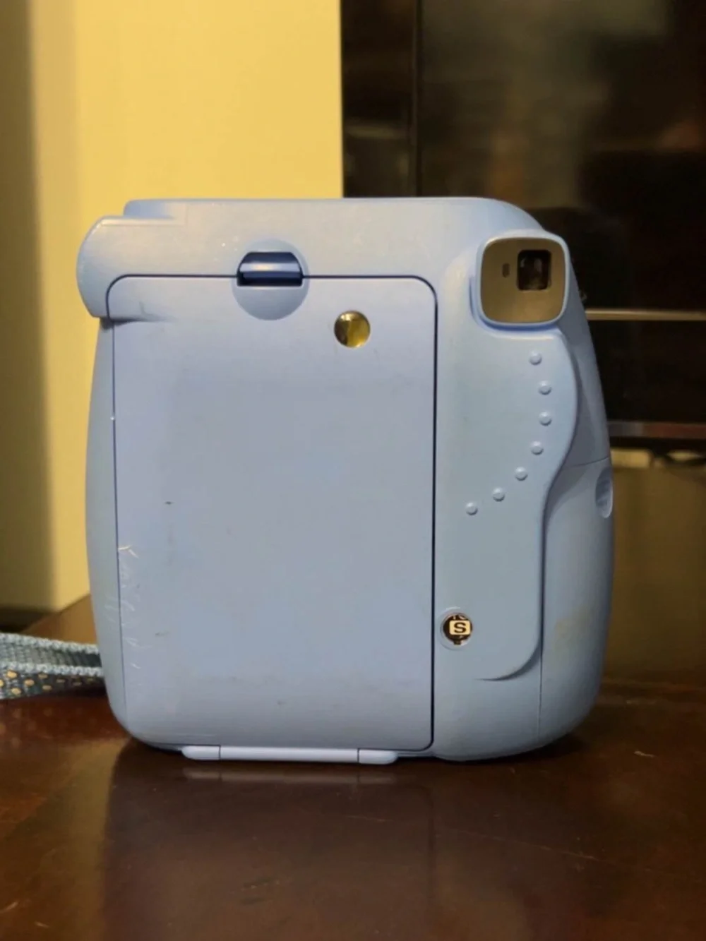 Fujifilm instax mini 9 Compact Instant Camera - Light Blue with Blue Strap